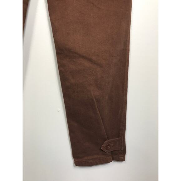 Wilfred Free Aritzia Brown Modern Cargo Pants 6 Utility Pockets Cooler Weather - Picture 11 of 14